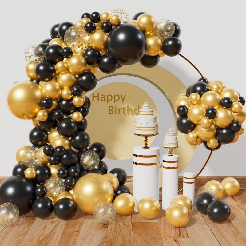 Black and Gold Birthday
