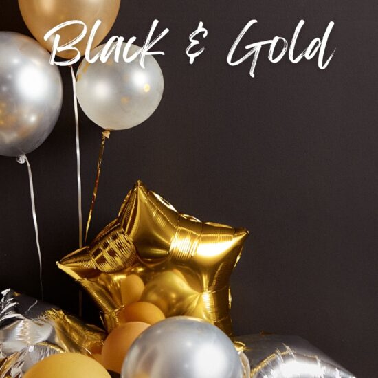 Black and Gold Party Decorations