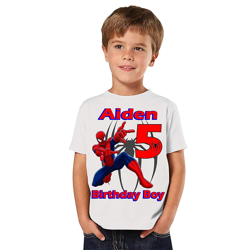 Spiderman Birthday Shirt