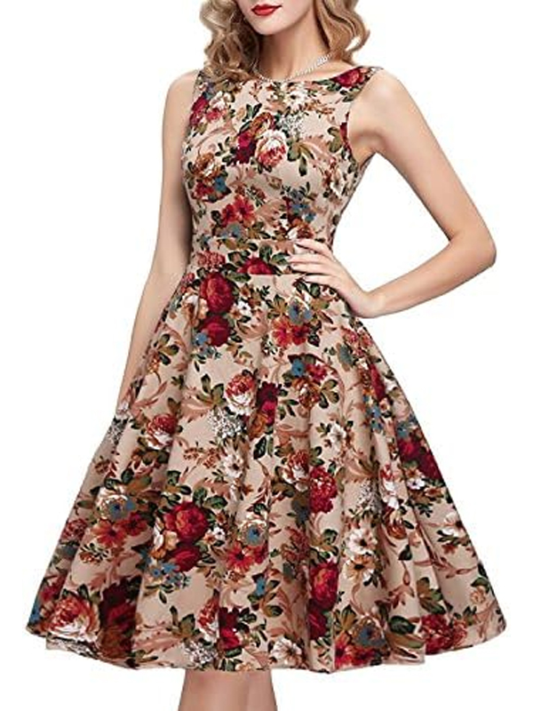 Floral Tea Party Dress