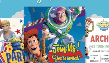 Toy Story Invitations